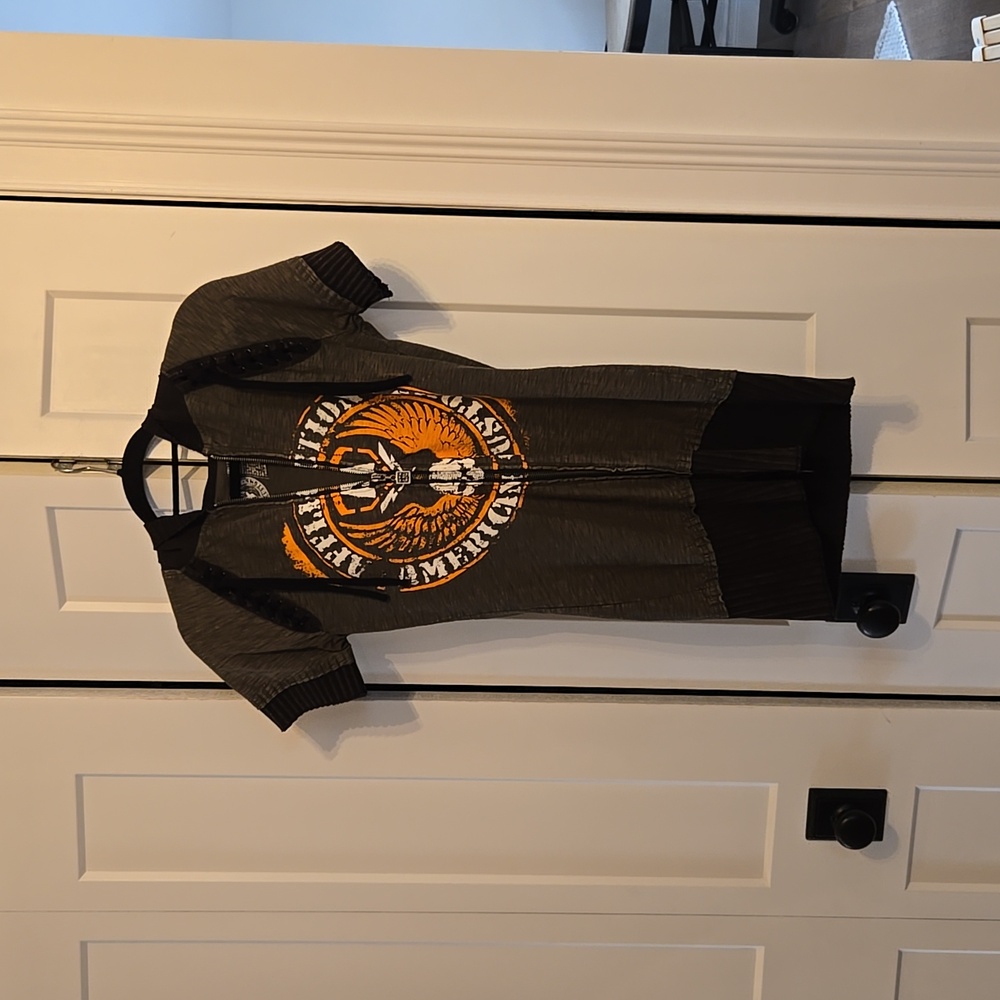 Affliction Short Sleeve Hoodie